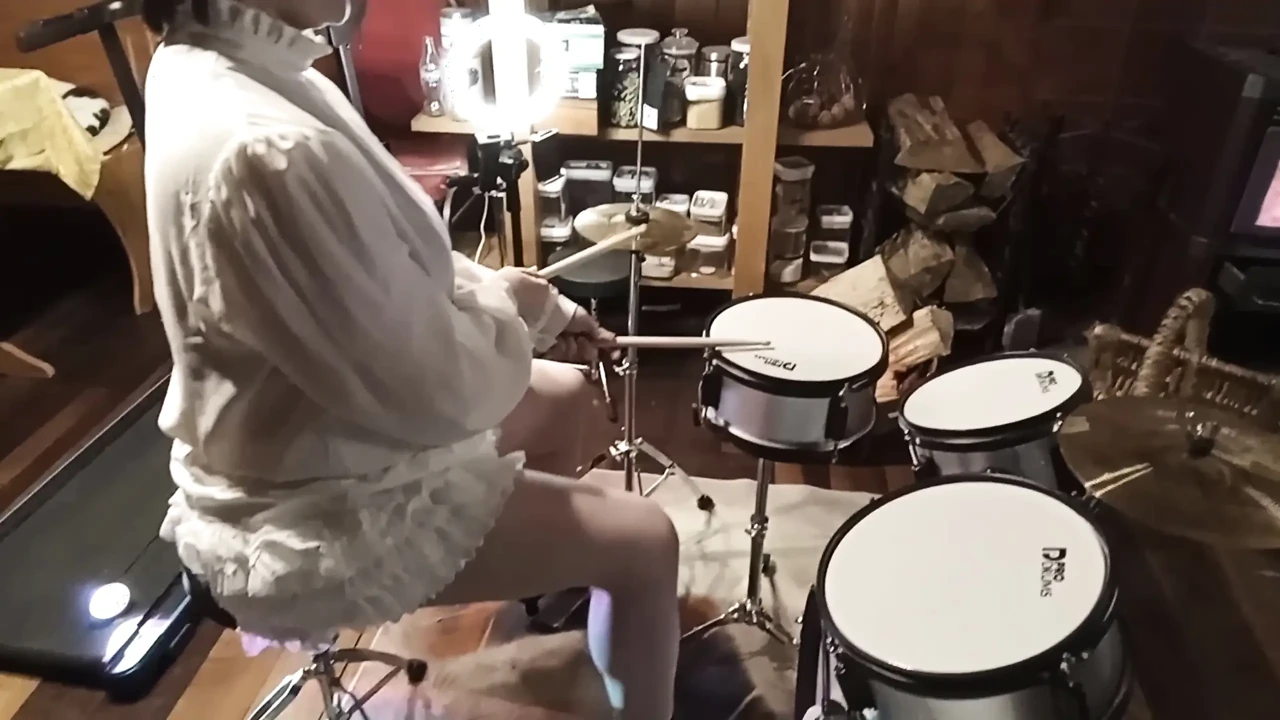 Drums with Coquette Outfits