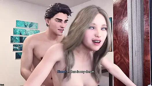 Ein verrücktes wiedersehen mit emily in Simons zimmer wird schnell zu intimem erotischem sex