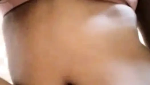 Look how a young girl bathes in the village