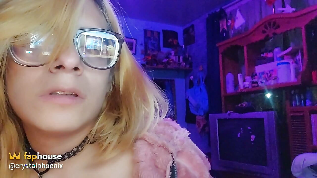 Sissy Wears a Sex Necklace at the Asmr Church