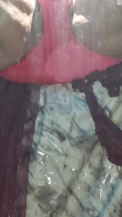 Bright pink panty pee