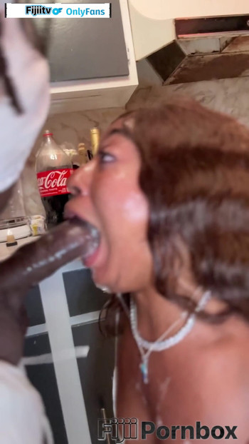 Spectacular moment from "Family drama Ebony teen girl next door suck the best dick ever"