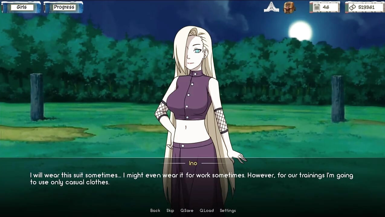 Naruto Hentai - Naruto Trainer v0.18.2 parte 92 Sexy con la figa di Ino di Loveskysan69
