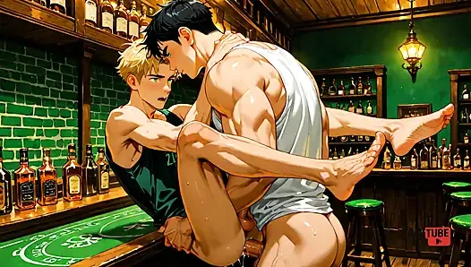 Yaoi - Blond Twink in a Gay Bar Pic Collection
