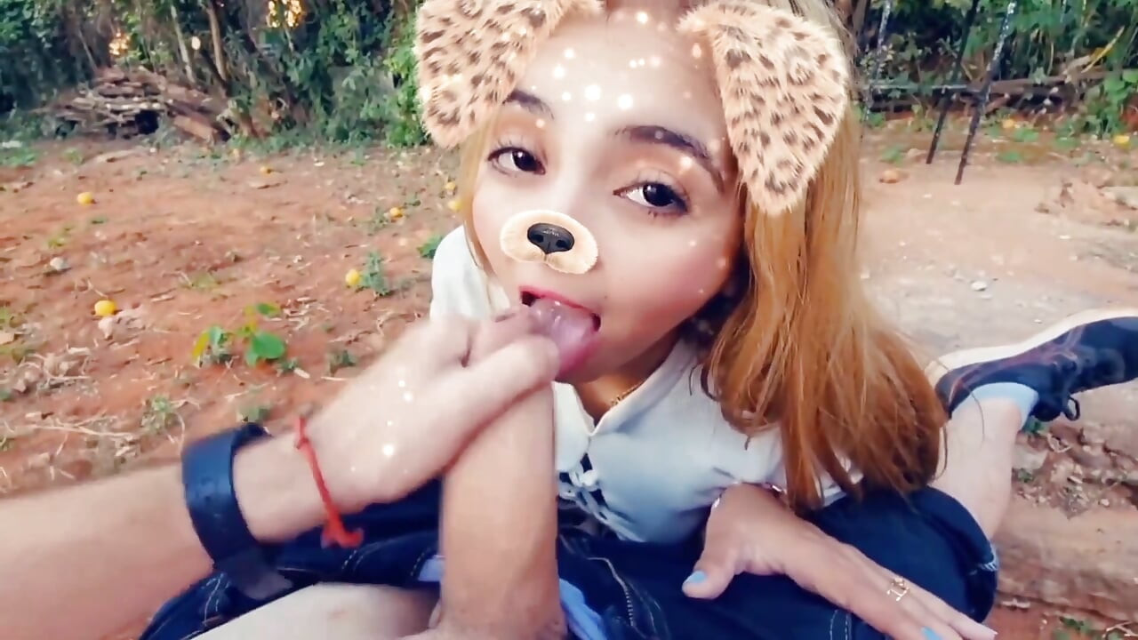 Blonde Latina Sucking Cock
