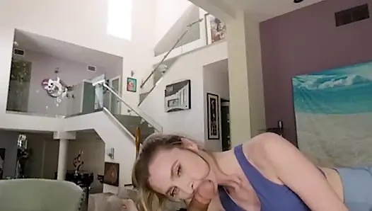 BaDoinkVR Inovative Anya Olsen Has Invented A Way Of Doing Squats And Enjoy Huge Pleasure Part 1