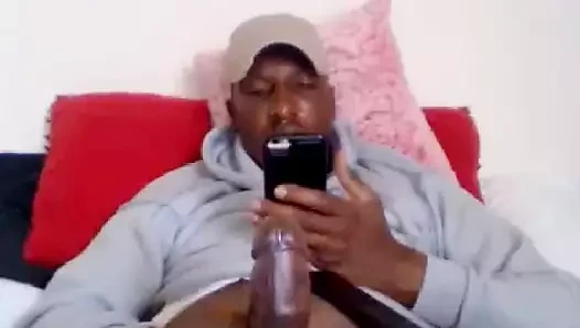 Afroamerican str8 adam boşalan ve onun büyük dick #52 kremler