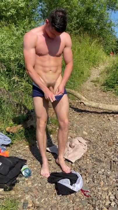 Hot Bruce Harrelson shirtless and muscle flexing | Clip 1