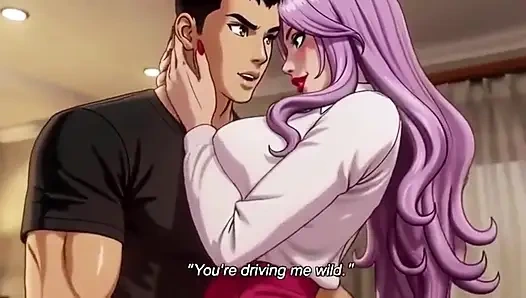 Horny stepmom grabbed by stepson when no one at home