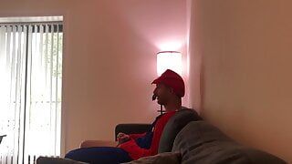 Mario gösterir şeftali onun dev horoz pov