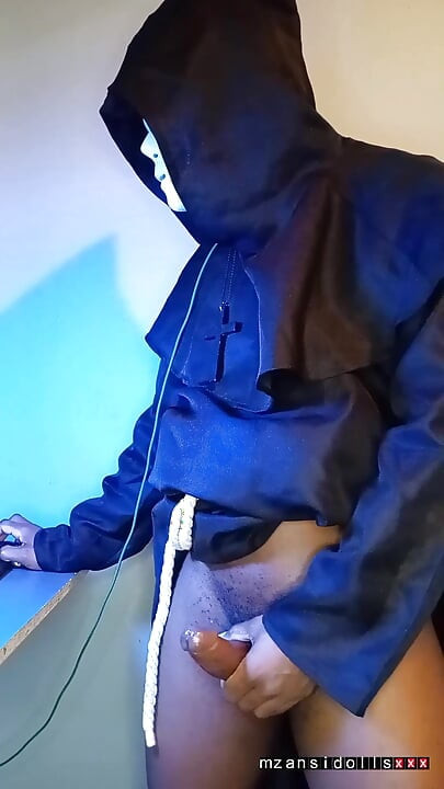 教堂服务后的肮脏牧师高潮