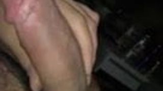 Huge cock shoots massive load with cum dripping in SLOWMO HD