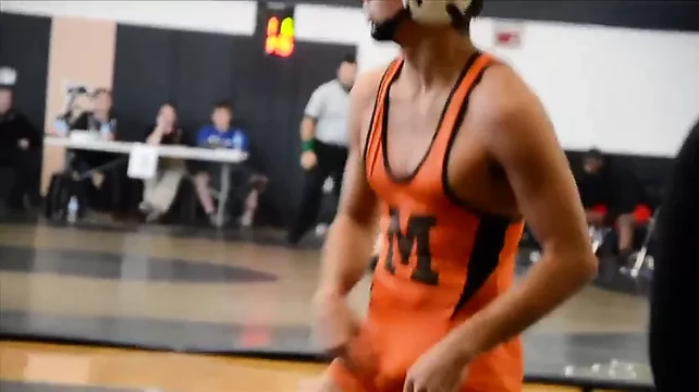 Str8 college wrestling bulge
