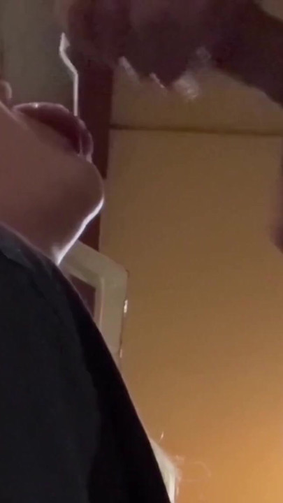 Captivating moment from "I Drain 2 Loads of Cum Outside Our Hotel Room!"