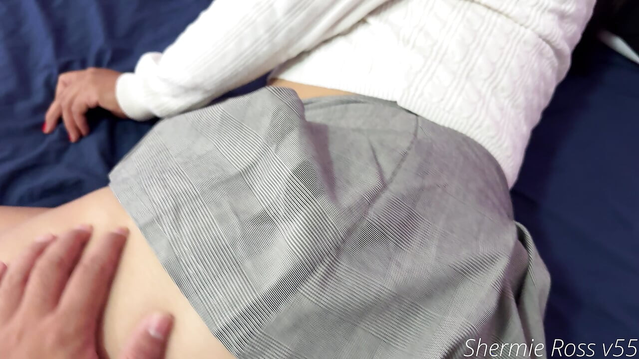 I visit my schoolgirl stepdaughter and leave her full of cum before she leaves for college.