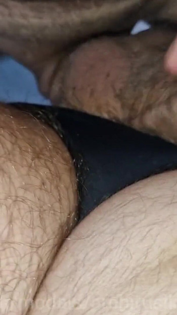 Unforgettable moment from "Fucked a femboy cross in panties and poured hot cum over the hole and the femboy's cock in orgasm!"