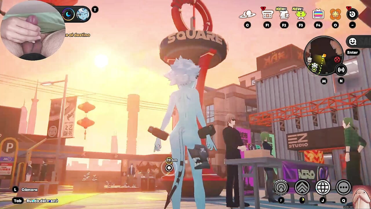 작고 아름다운 일본 오니 소녀, 발정난 스트립, 내 자지를 열심히 만들기 (젠리스 존 제로 게임 플레이 4)