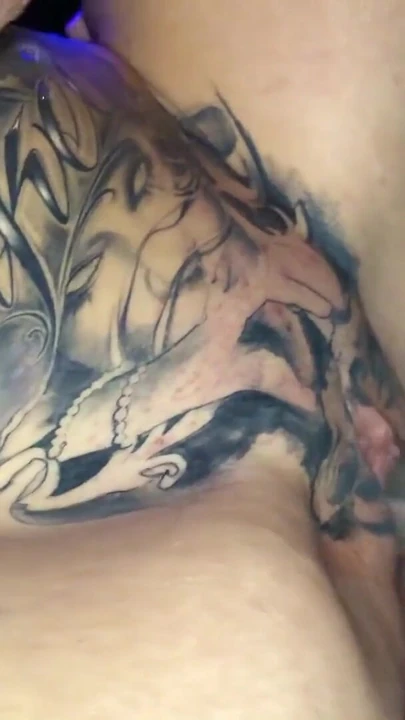 Captivating moment from "2 Real German Teen Hooker at No Condom Creamy Sex in P-Club"