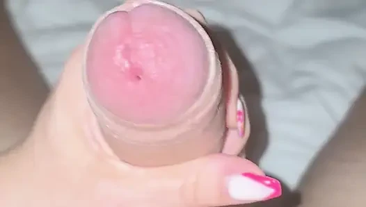 Langsamer handjob von der ehefrau