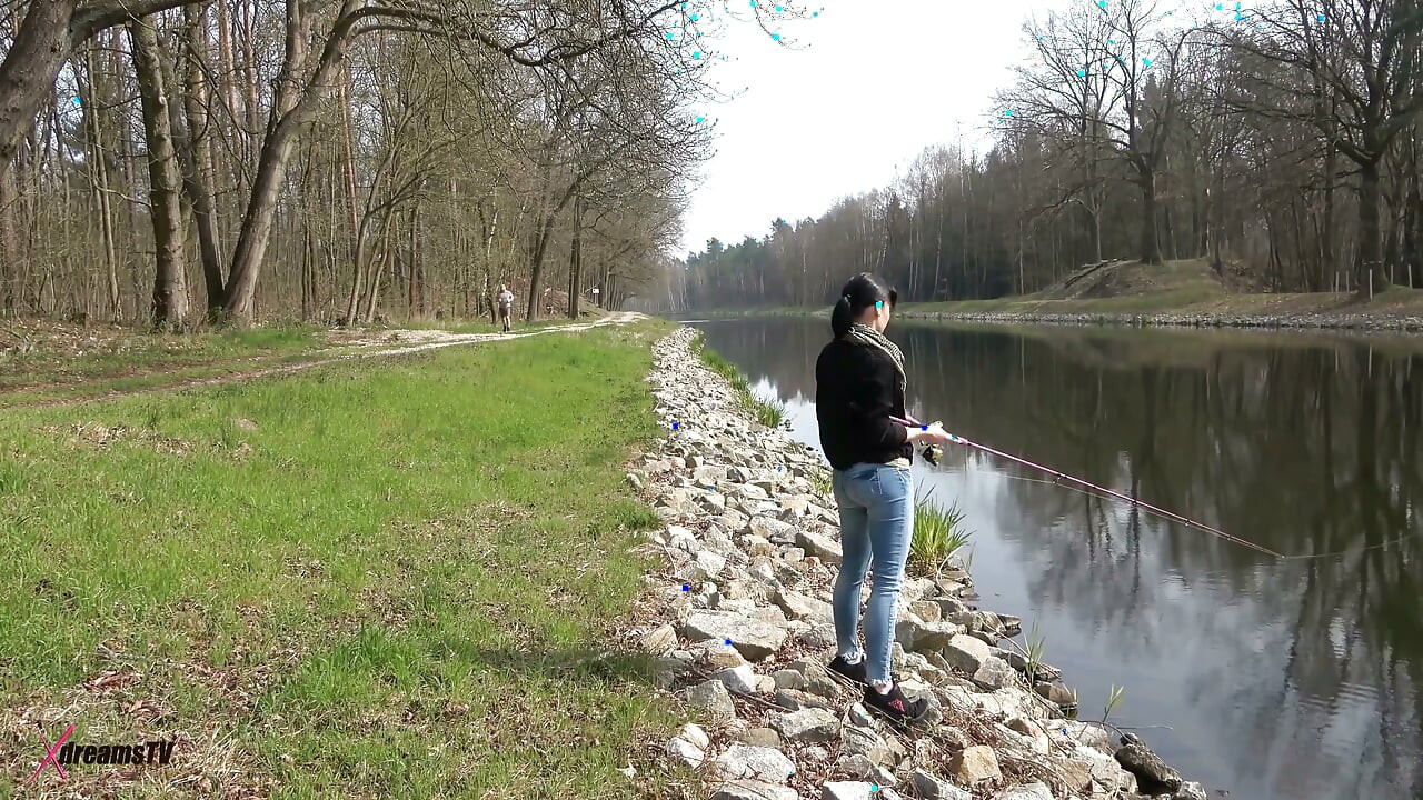 Elisa 18 & Bella X - Outdoor Blowjob, Masturbating and Peeing in the Woods