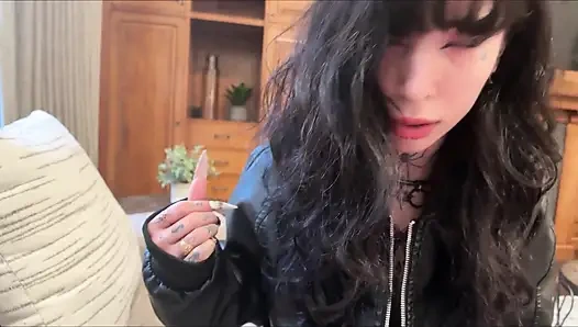 Goth Step Sis Shares My Girlfriend - Luna Lovely - Silk Shadows - Alex Adams - Family Therapy