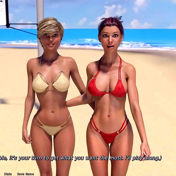 Where the heart is: lesbian kiss on the beach ep 99