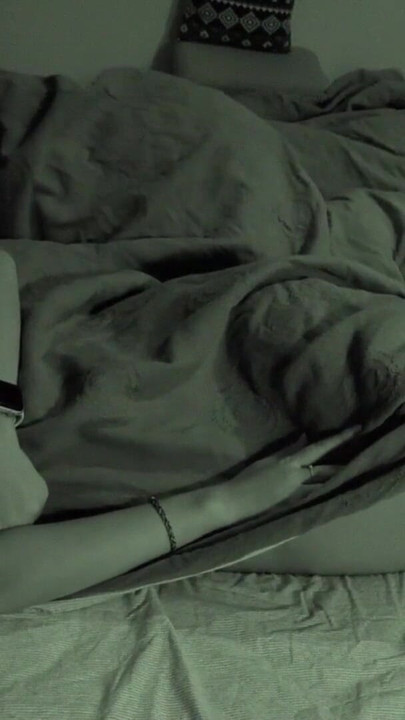 Powerful moment from "Masturbating next to boyfriend while he takes a nap"