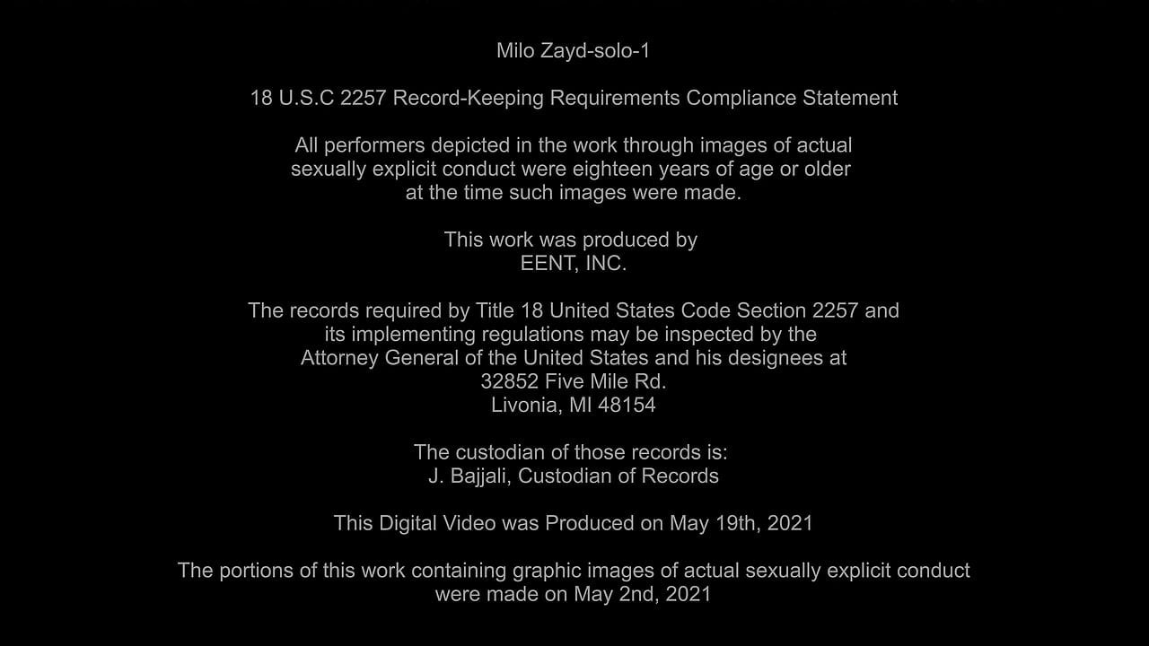 Milo Zayd Audition