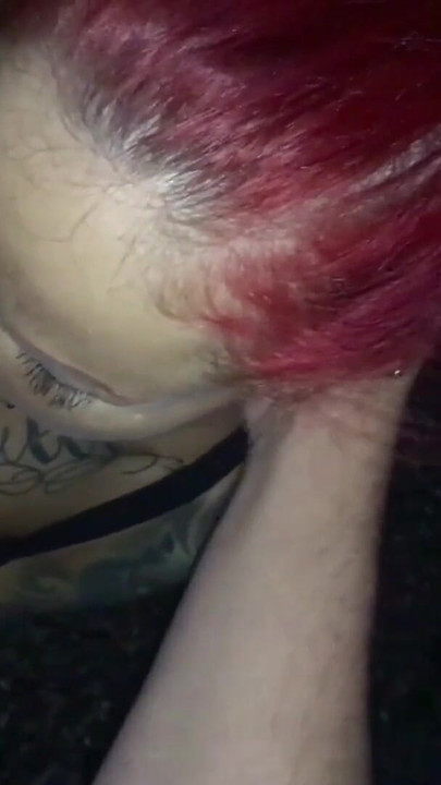 Emotional moment from "Real German Redhead Street Hooker Give Stranger Public Blow"