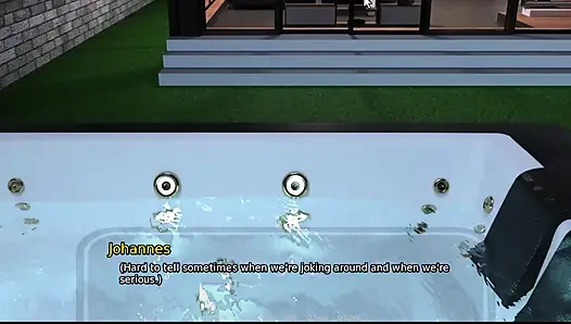 Дом бабушек - Annabelle Gat отшлепали.