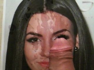 Камшот на лицо, трибьют спермы для Victoria Justice