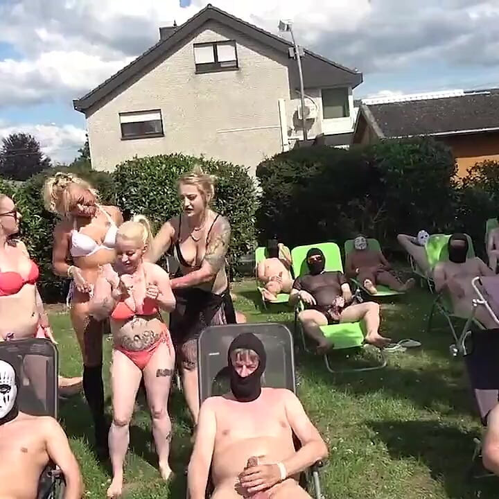 Creampie Garden Gang Bang and Breeding Session
