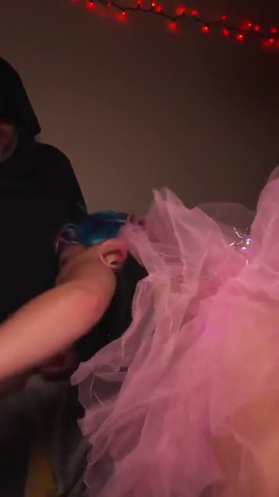 Memorable moment from "A Unicorn's Dark Fantasies - Foursome Halloween Kink with DVP & Three Thick Creampies  - Cliff Media"