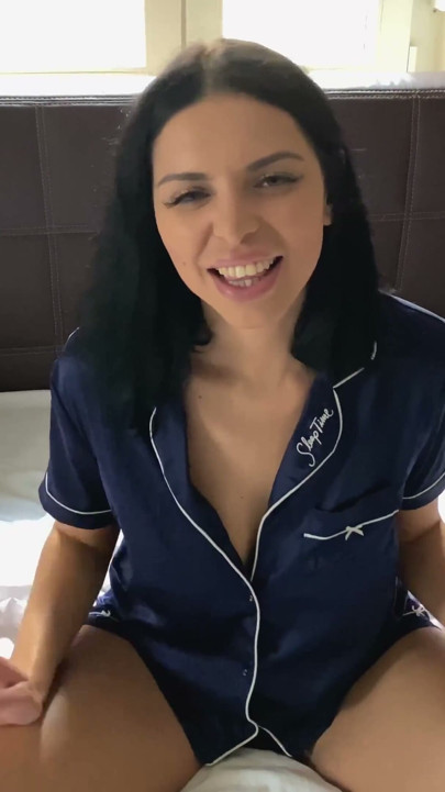 Giving hot busty MILF Kira Queen a creampie | Clip 1