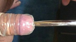 Зондирование спермой в презервативе