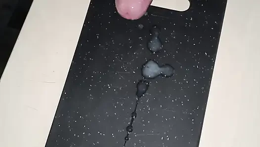 İki gün mastürbasyon yapmadan ve sonra azgın döl geldi