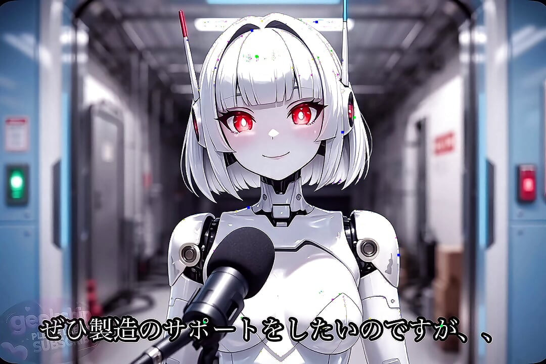 (Hentai Video) The older man who came to tour the Robo Musume manufacturing factory is interested in them and seems to support their production.