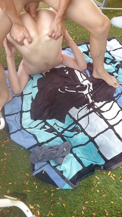 An xxl cock after the pool
