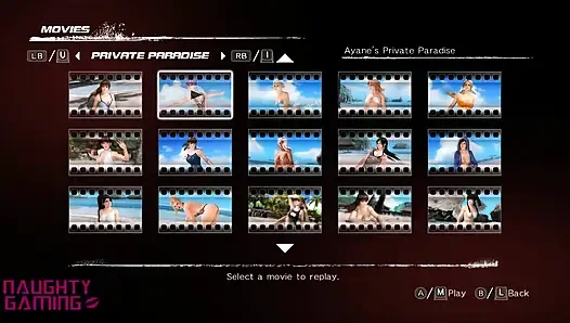 DOAX3 в DOA5 MOD танец на шесте