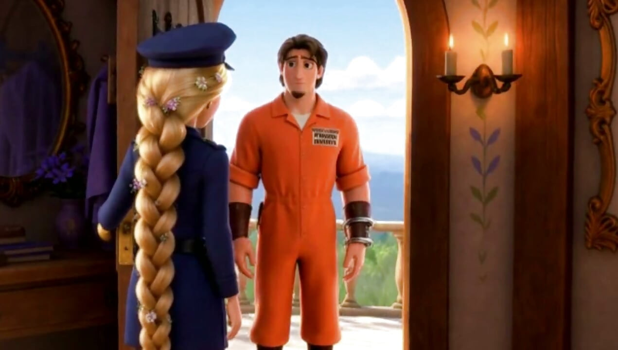 Flynn Rider's Innocent Encounter: Rapunzel's First Blowjob Dream