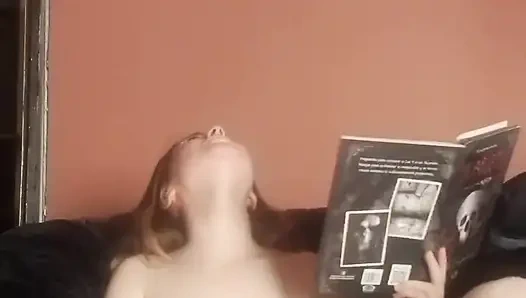 Trying to read while using my vibrator