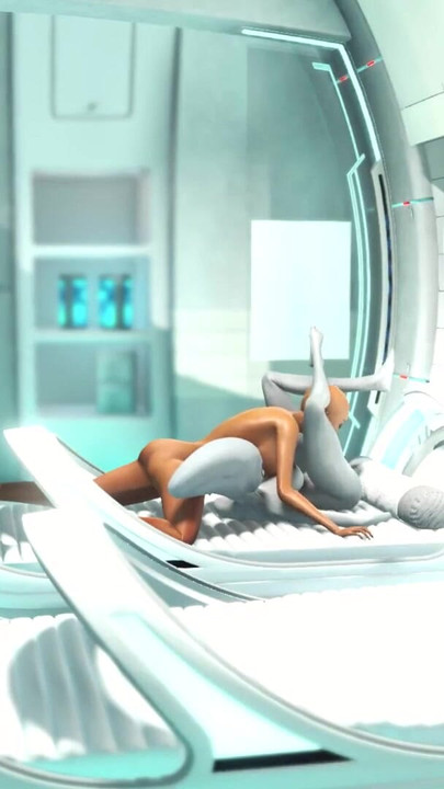 Unforgettable moment from "Super alien sex in the sci-fi lab. Futa alien plays with a young hottie"