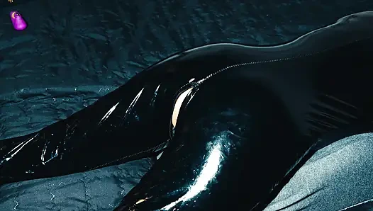 First He Fucks Me with a Dildo, Then He Penetrates Me with His Cock and Cums Profusely on My Suit