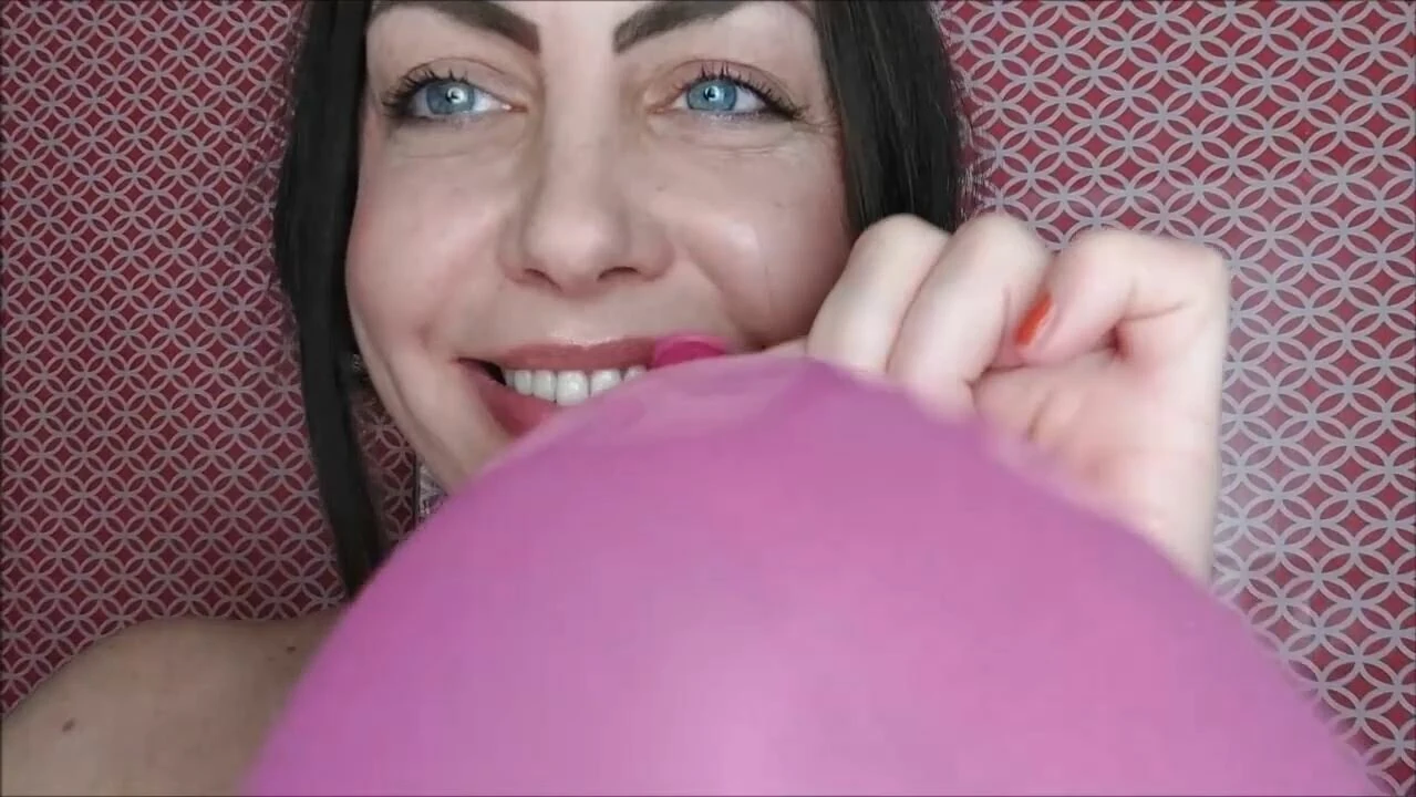 Balónkový fetiš a masturbace video
