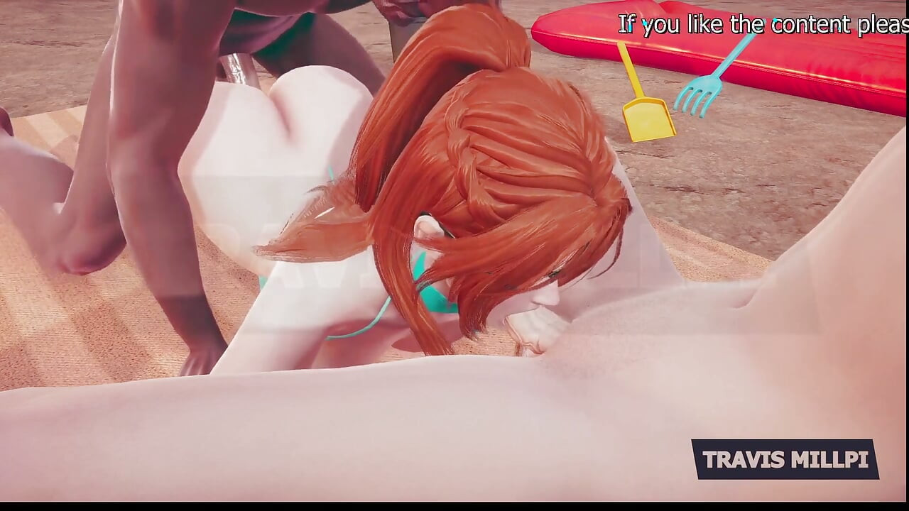 Plajda çifte penetrasyon