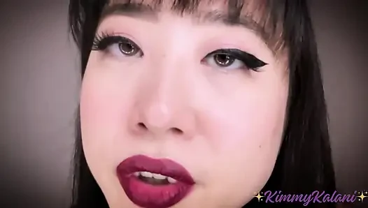 Горячий вампир пожирает тебя и лизание уха и лизание объектива - ASMR