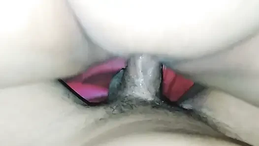 Her pussy was very wet and muddy, very biting
