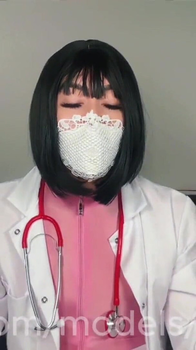 Captivating moment from "Medical Exam: Trans Doc Dominates Patient with Huge Cum Load"