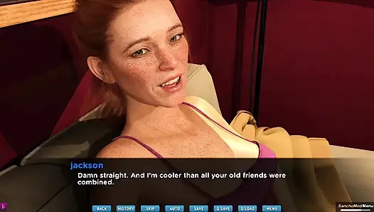 Saksi telanjang #8 - jackson dan mona bercipratan di sofa