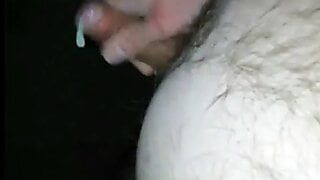 Public wank dare with cumshot